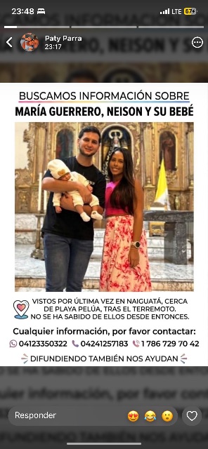 Maria Neison y su bebe