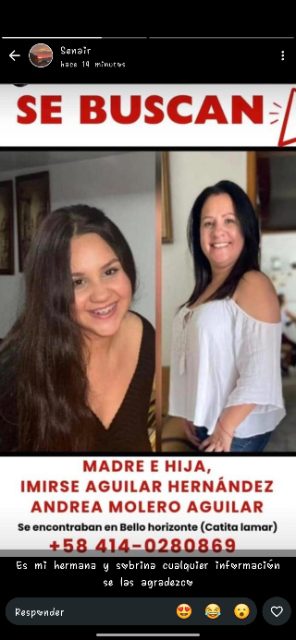 Imirse Aguilar y Andrea Molero