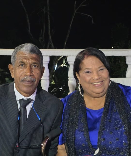 Bertha Escobar y Nelson Buznego