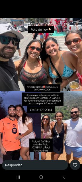 Abigail Da Silva, Aldo porfiado, Azahara d pool,  Dayana Diaz