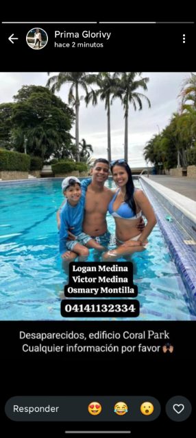 Victor Medina, Logan Medina, Osmary Montilla
