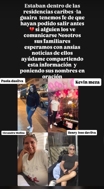 Alexandra Medina , Kevin meza,  henry José da Silva , Paola da Silva