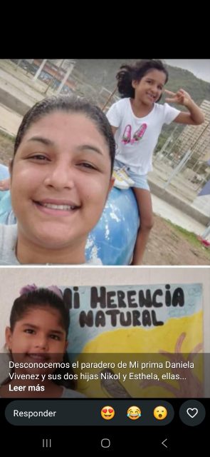 Daniela vivenes y sus ninas