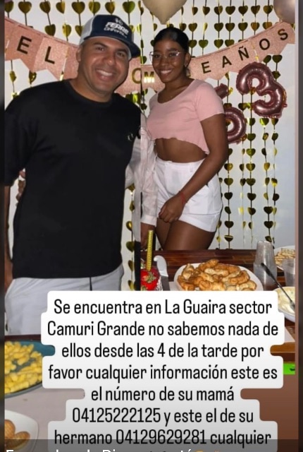 Alejandra Mapp y su esposo