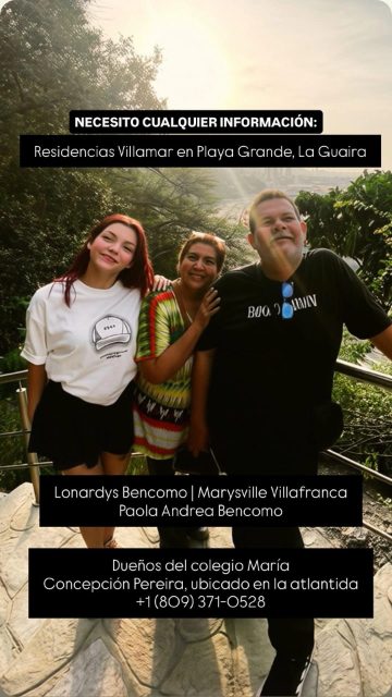 Paola, Mary y lonardys bencomo