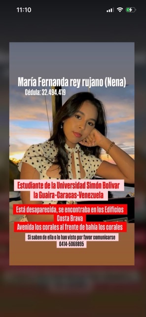 María Fernanda rey Rujano