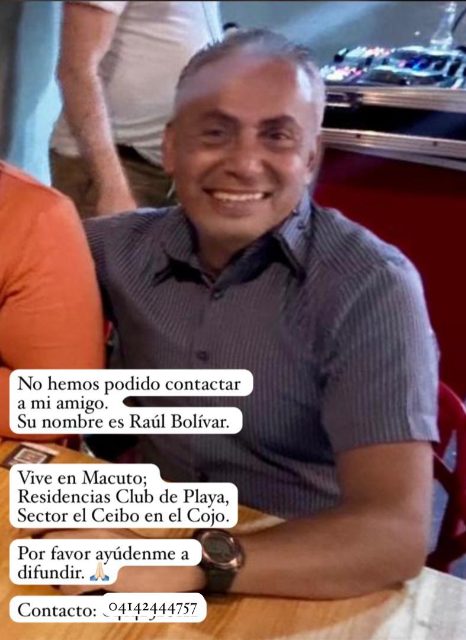 Raul Antonio Bolívar Zambrano