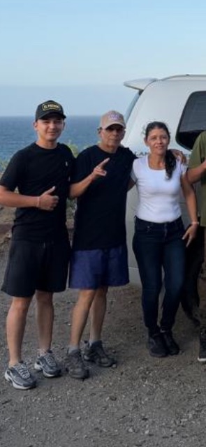 Antonio García, Alexander García, José Antonio García y Nancy Mejias