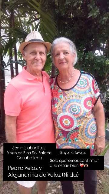 Pedro Veloz y Alejandrina de Veloz