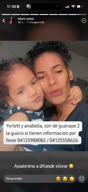 Yorlett Dellan y Anabella colmenares