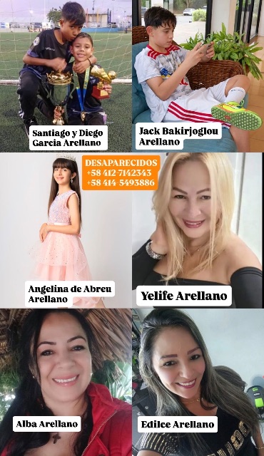 Yelife, Alba, edilce, Angelina, Jack, Santiago, Diego