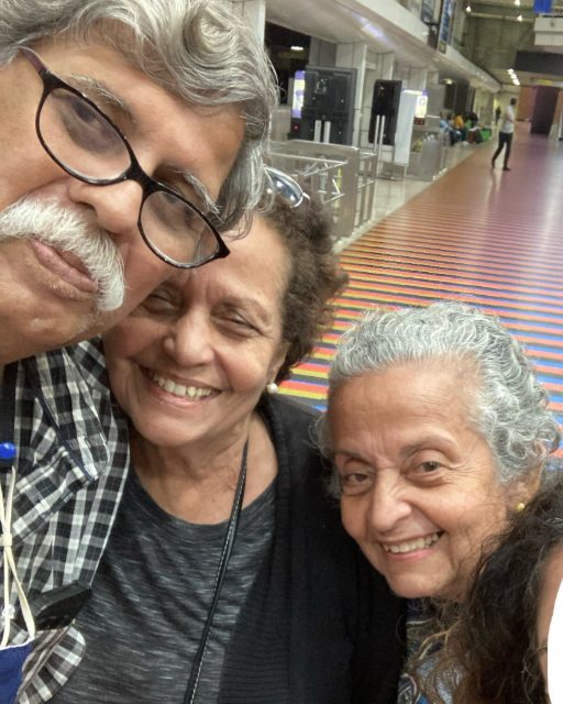 Jose Manuel García  , Lilian de Garcia y Dolores Cimmarruti