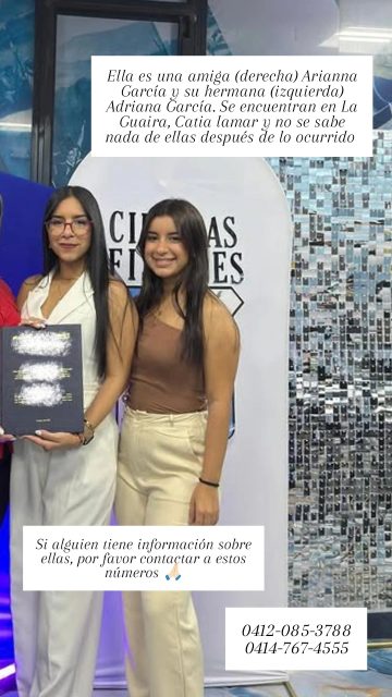 Arianna García y Adriana García