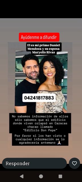 Daniel Mendoza y Maryelis
