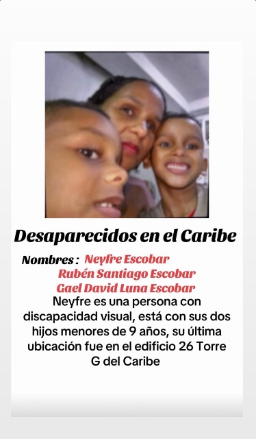 Neyfre Escobar, Rubén Santiago Escobar, Gael David Luna Escobar