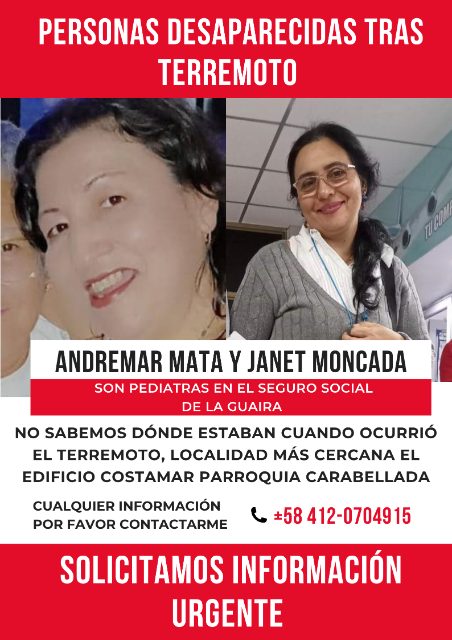 Andremar Mata y Janet Moncada