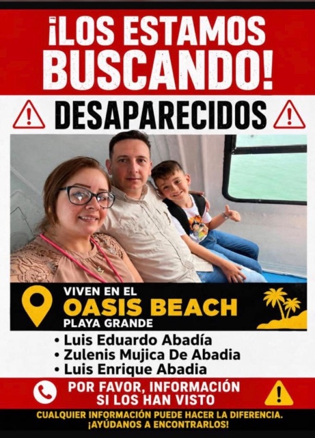 Luis eduardo abadia peña y familia