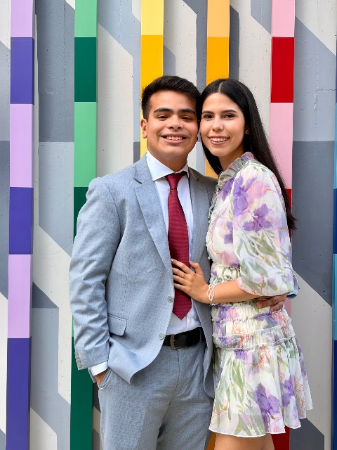 Alberto rosales y Constanza Caruzo